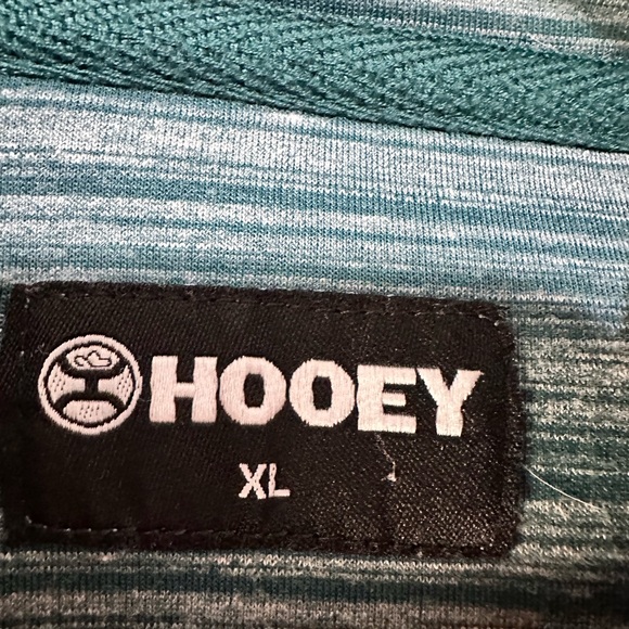 Hooey anyone Teal Multicolor Hoody Sz XL - Picture 3 of 6
